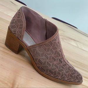 1. State Iddah Suede Cut-out booties